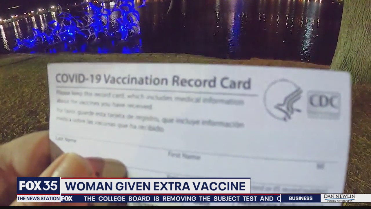 Woman, 35, was given 'leftover' COVID-19 vaccine dose