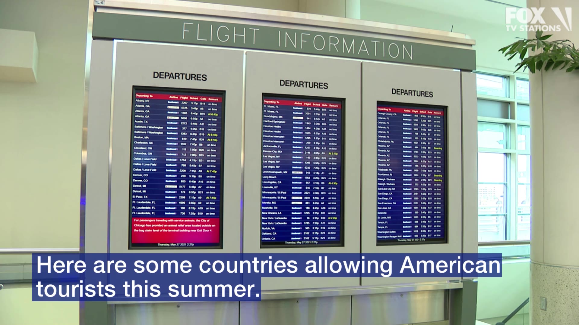 Some countries allowing Americans to visit this summer
