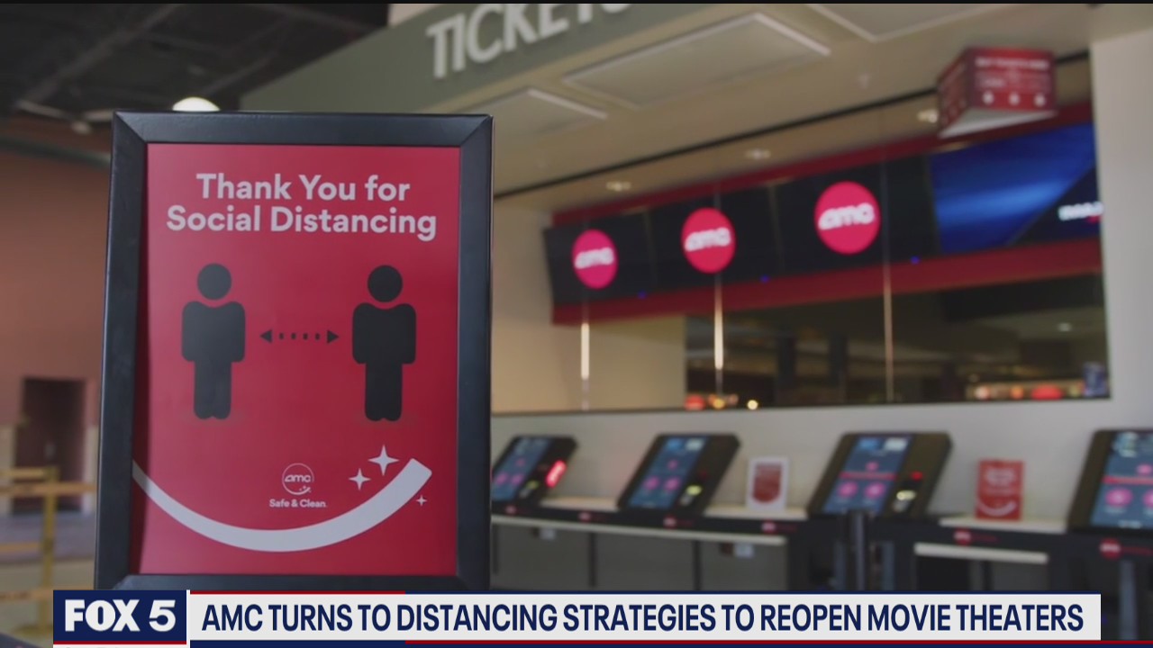 AMC turns to distancing strategies to reopen movie theaters