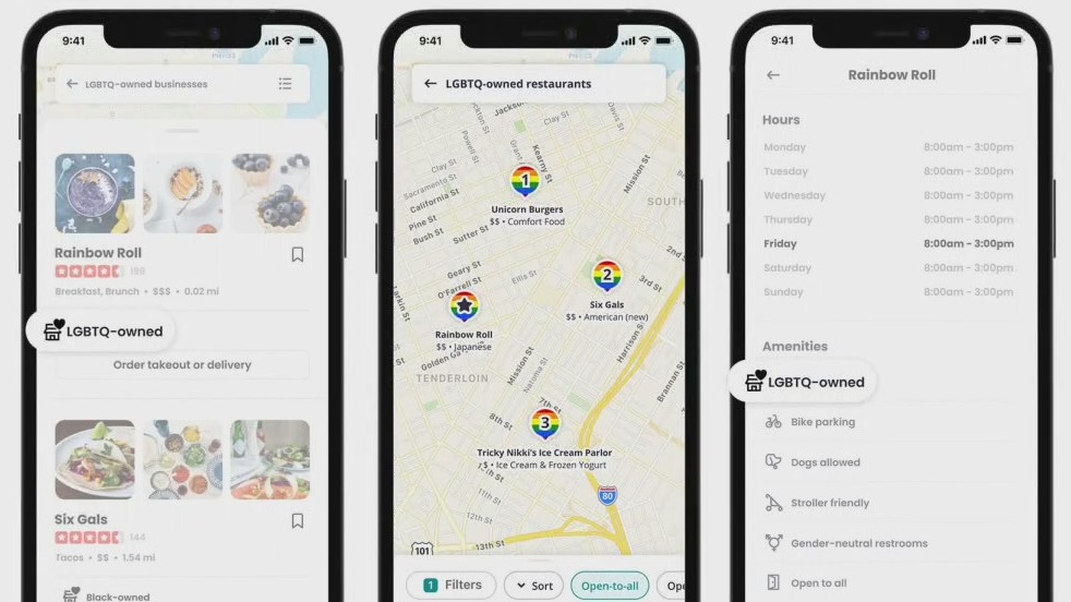 Yelp talks about new LGBTQ+ attribute, local trends
