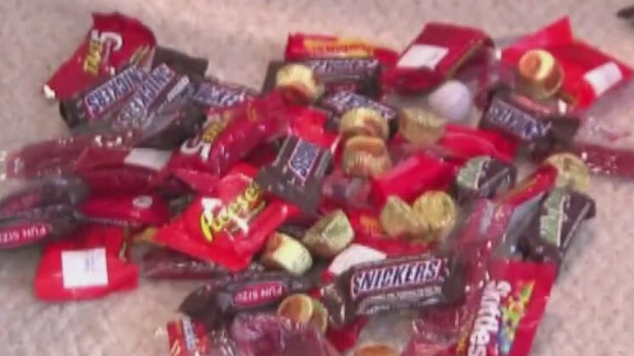 Burning Halloween candy calories