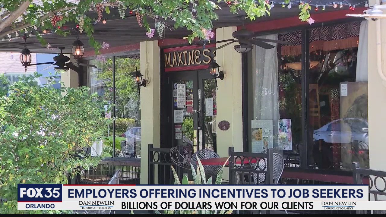 Employers offering incentives to job seekers