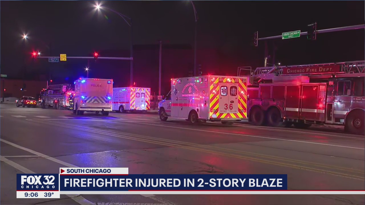 Chicago firefighters injured in 2-story blaze