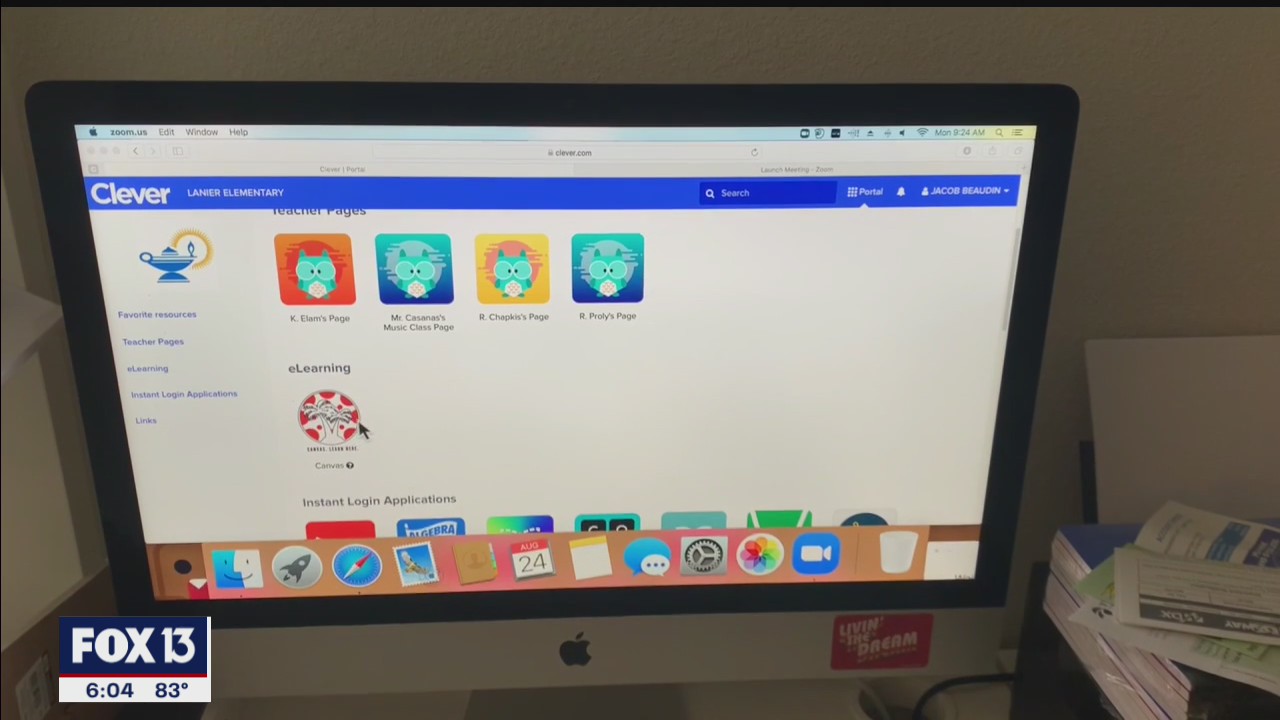Reivews mixed on Hillsborough's first day of online school
