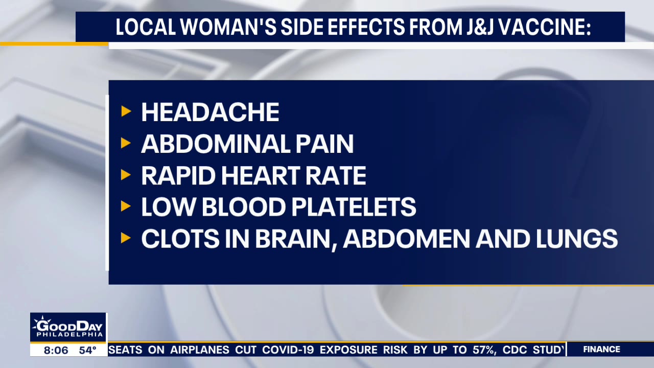 Local gym instructor experienced rare blood clots after receiving Johnson & Johnson vaccine