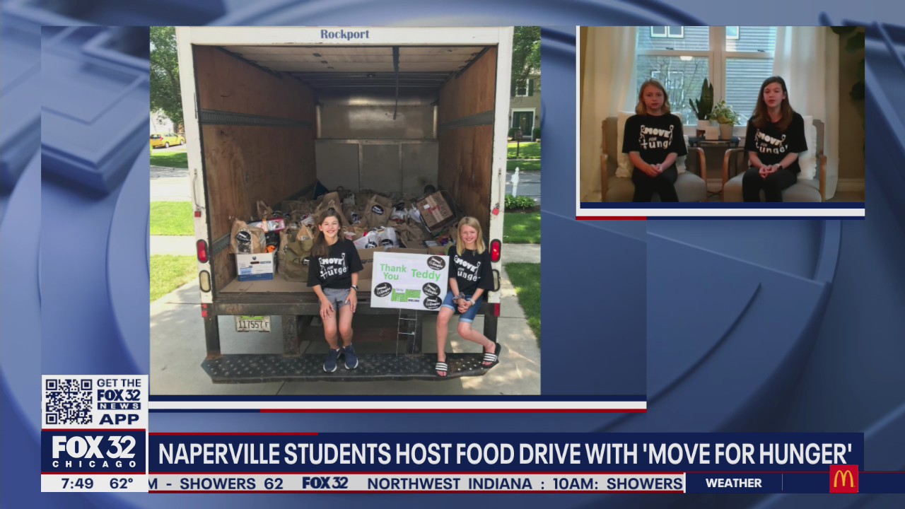 Naperville students host food drive with 'Move For Hunger'