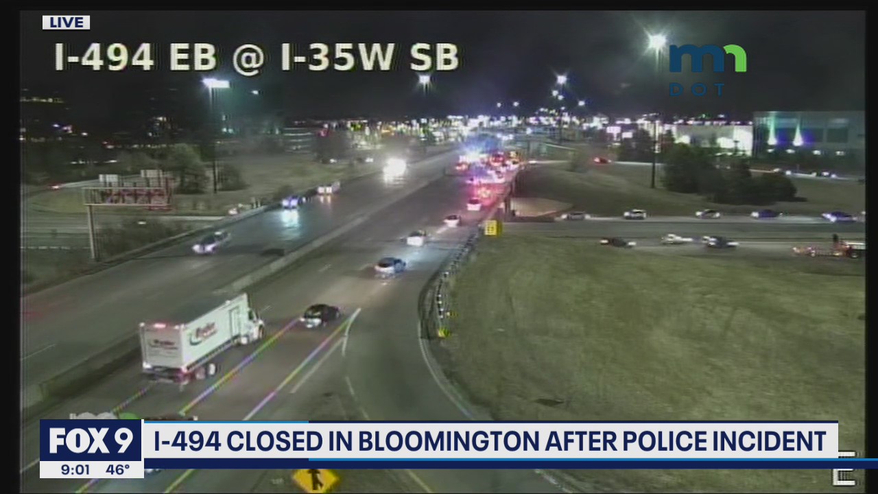 Man fires weapon into traffic on I-494 in Bloomington before turning gun on himself, police say