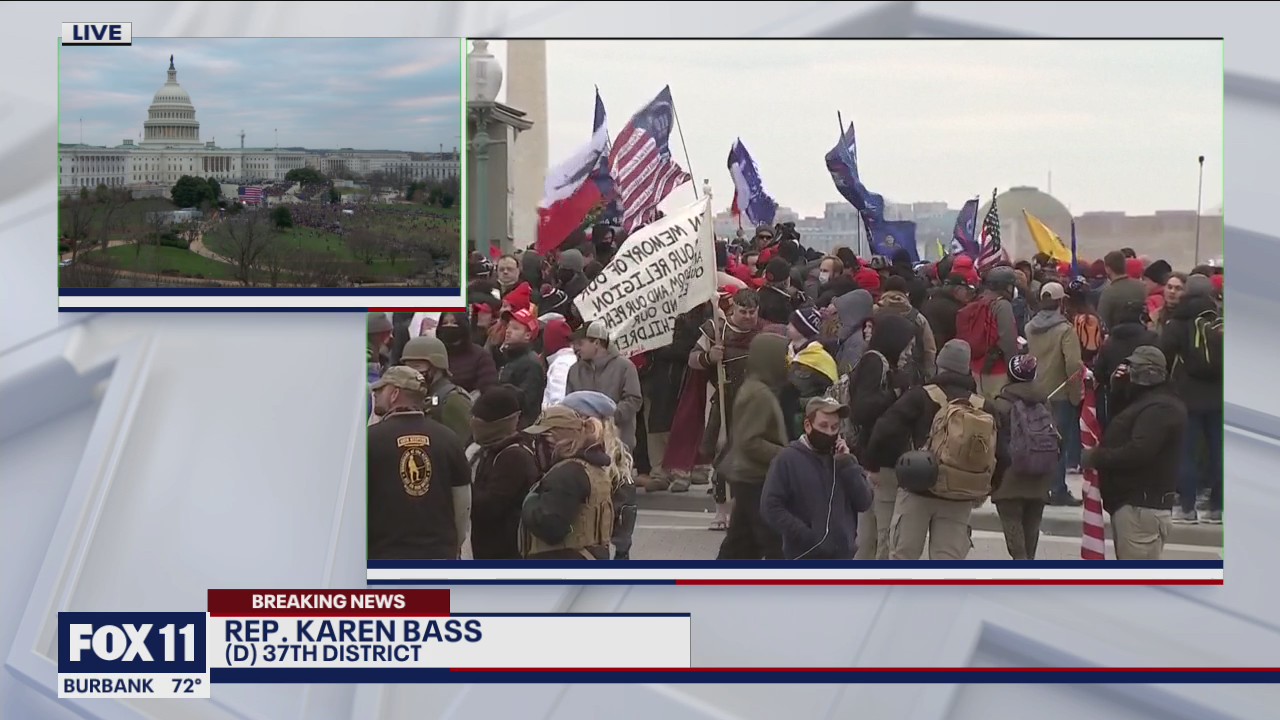 Karen Bass details the events that occurred at the US Capitol