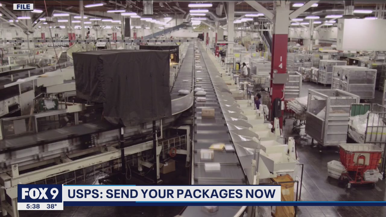 Postal Service urges customers to send packages soon for holiday season