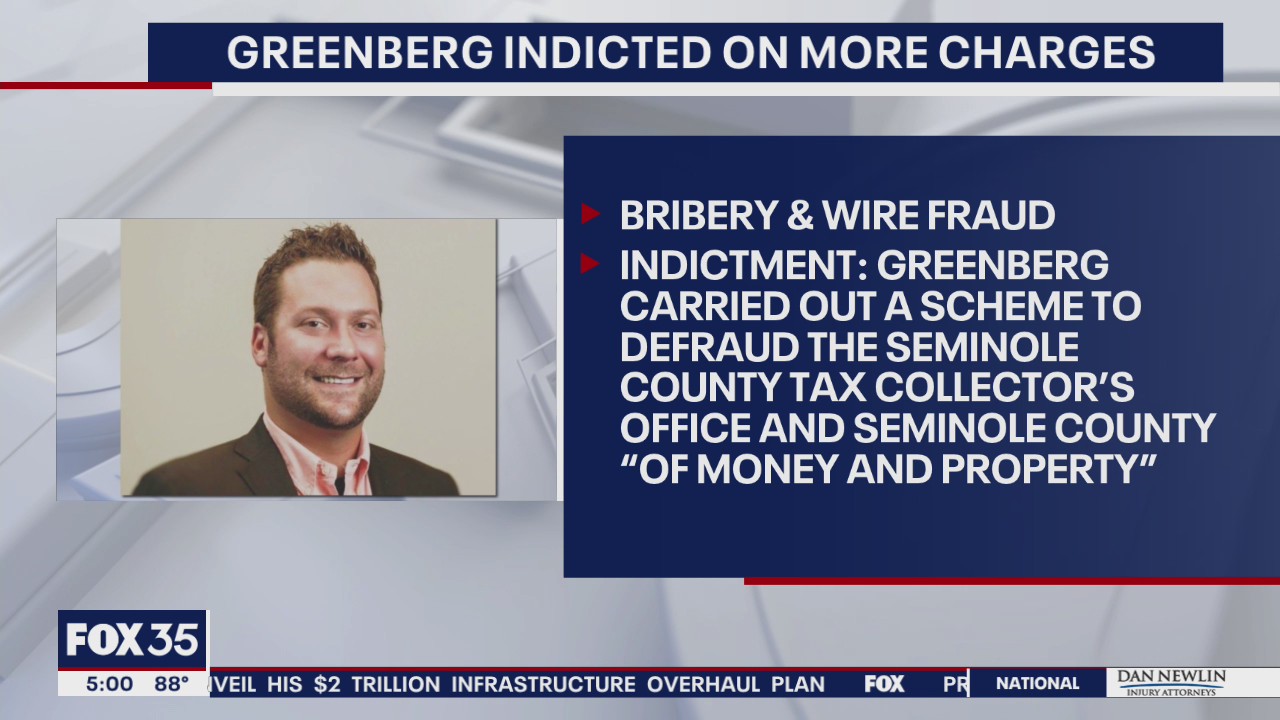 Former Seminole County Tax Collector Joel Greenberg indicted on more charges