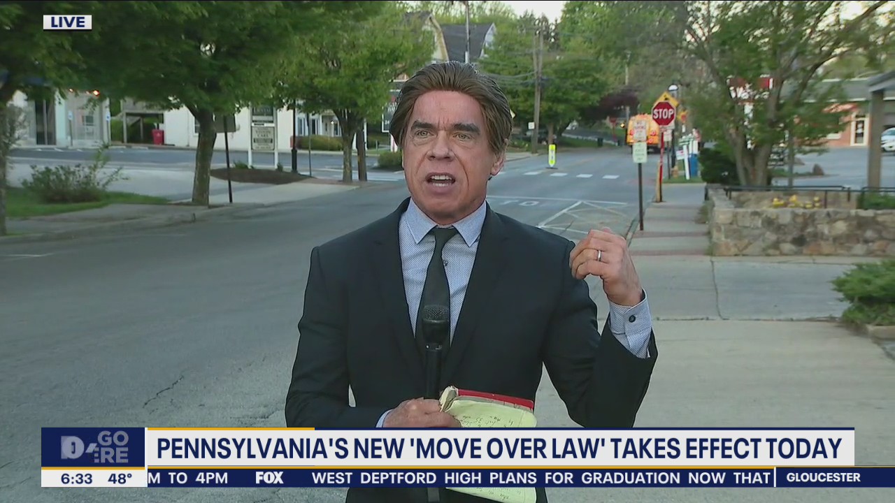 Pennsylvania's new 'Move Over Law' takes effect Tuesday