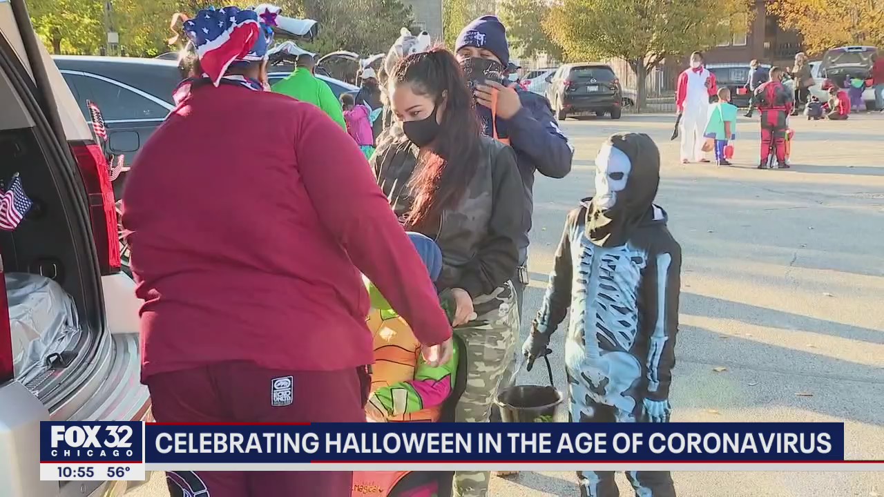 Families celebrate Halloween in Chicago amid pandemic