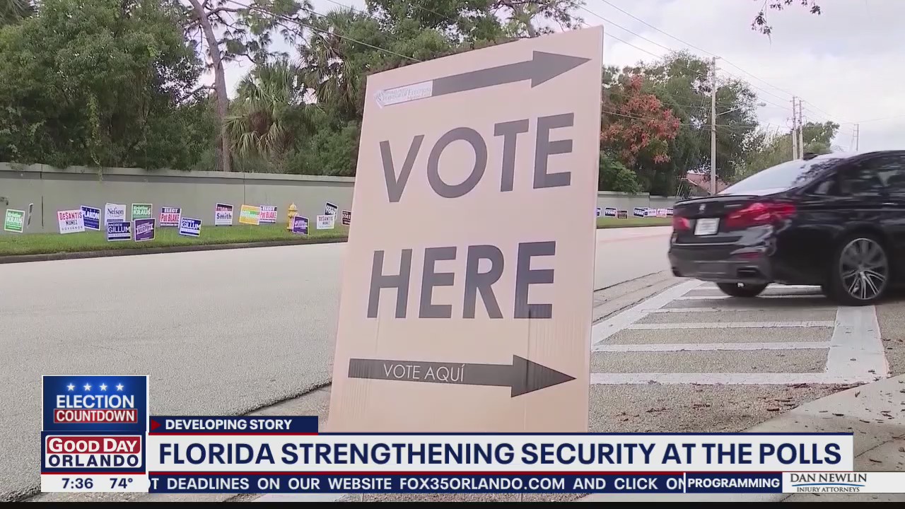 Florida strengthening security at the polls