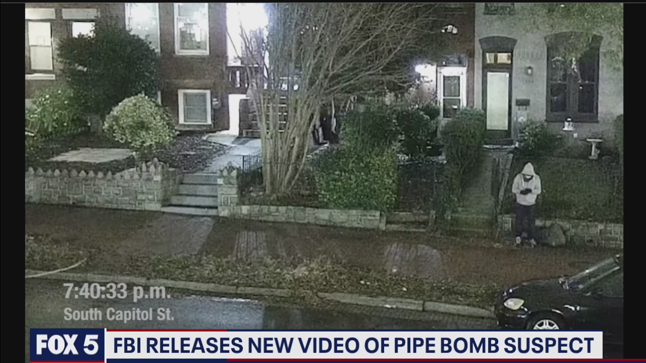 FBI releases new video of pipe bomb suspect