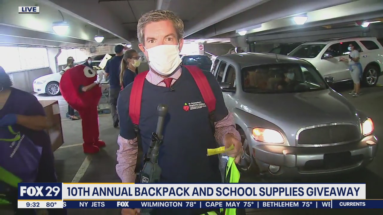 Tenth annual backpack and school supplies giveaway