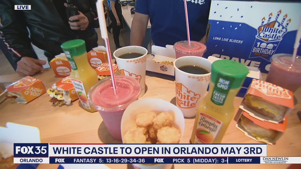 White Castle to open in Orlando on May 3