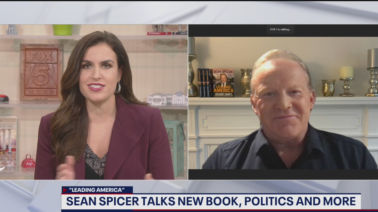 Sean Spicer’s new book pushes for Trump's reelection