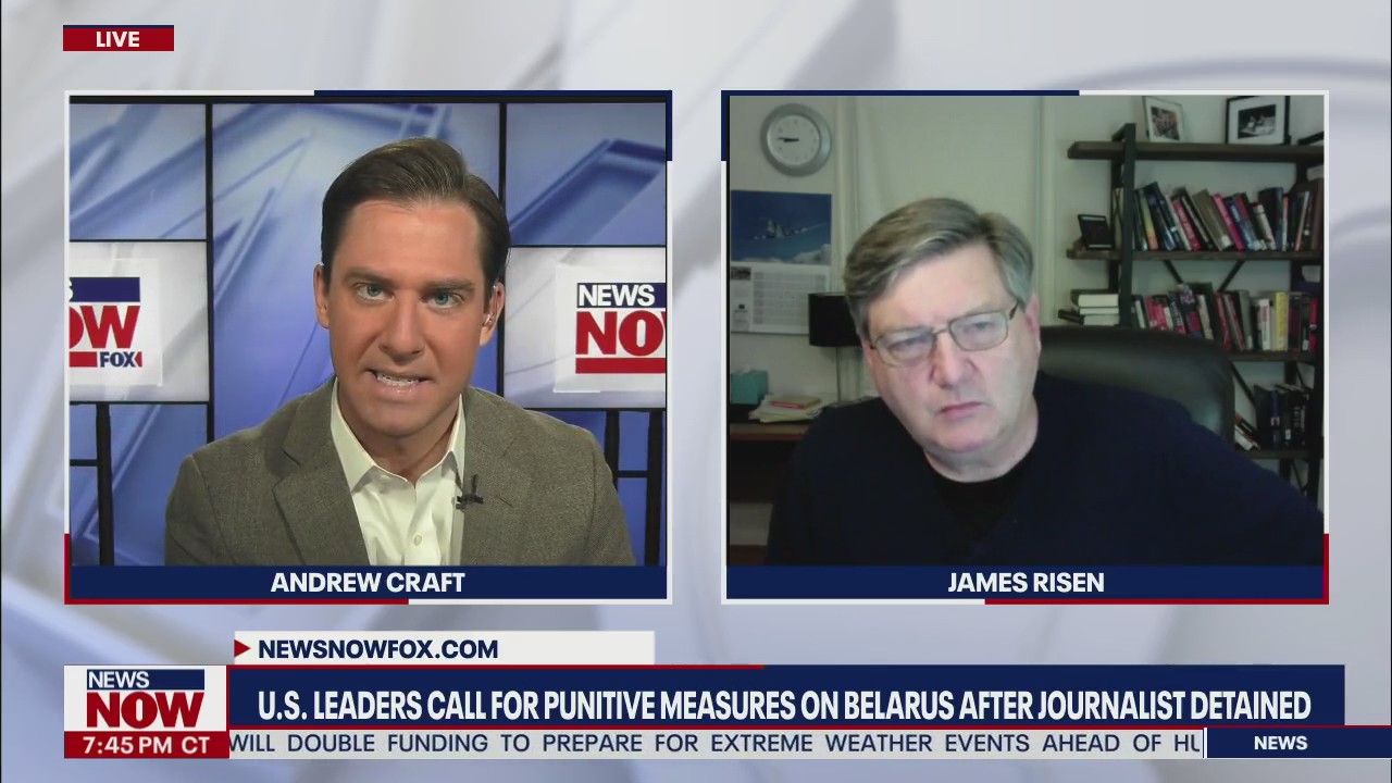 CRAFT_JAMES RISEN INTERVIEW BELARUSIAN JOURNALIST DETAINED ON FLIGHT