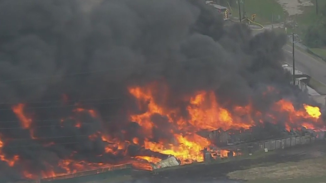 Cleanup continues following massive industrial fire in Channelview