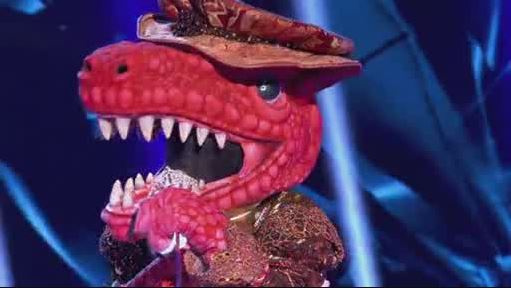 T-Rex unmasked on 'The Masked Singer'
