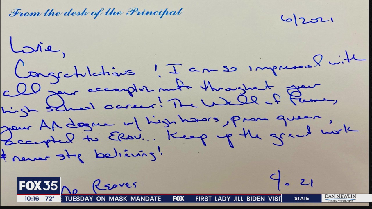 Principal writes personal nights for all of his graduating students