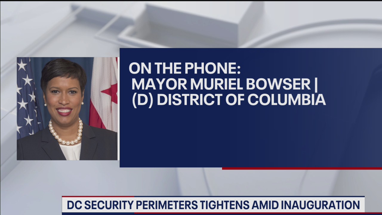 DC Mayor Bowser discusses inauguration security