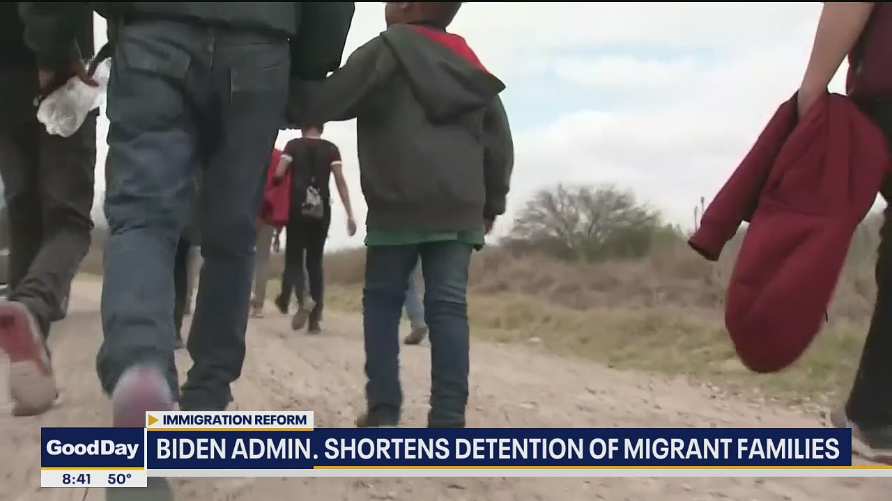 Biden Administration shortens detention of migrant families