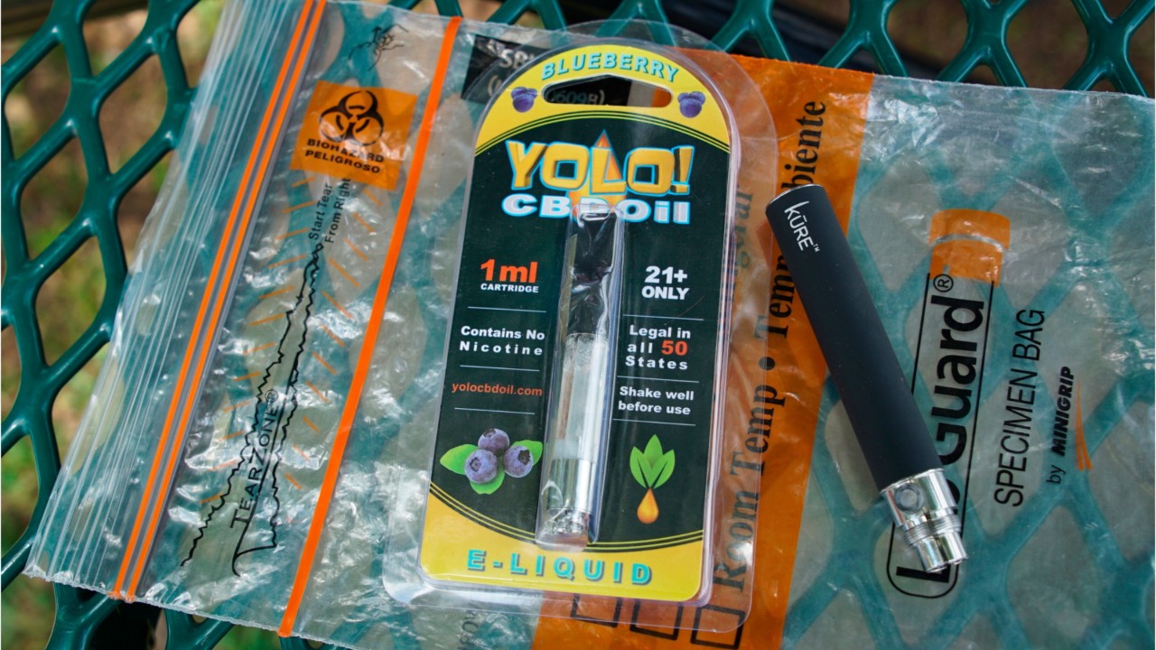 CBD vape pen tested positive for synthetic marijuana