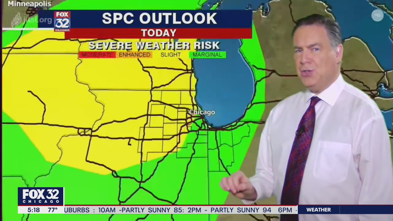 Thursday morning forecast for the Chicago area