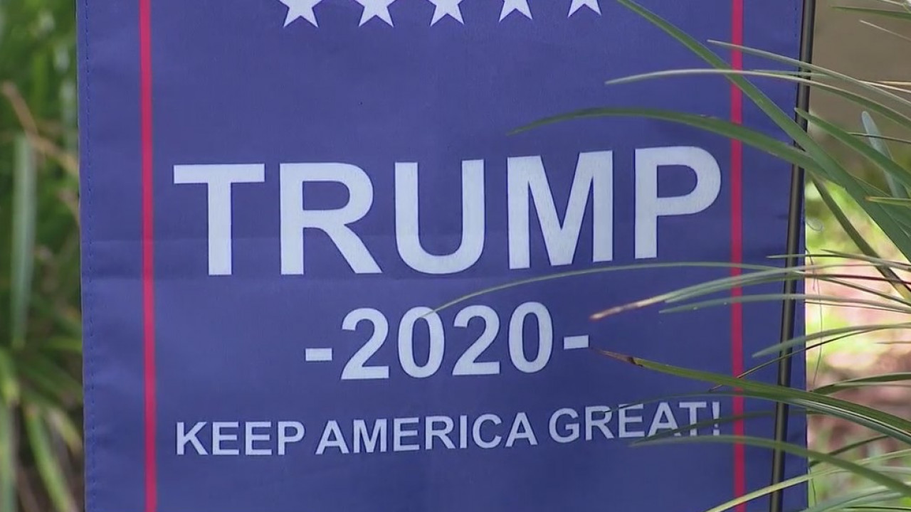 Lake Mary Police speak to FOX 35 about stolen Trump campaign signs