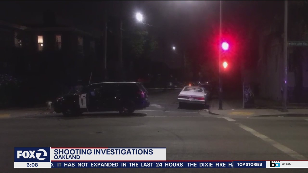 2 shootings within minutes of each other last night in Oakland