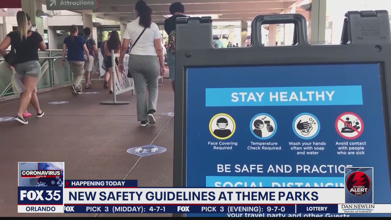 New safety guidelines at theme parks
