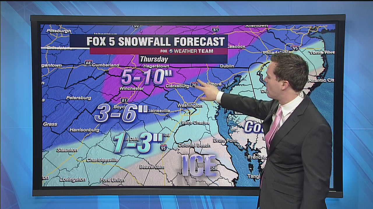 FOX 5 Weather forecast for Thursday, February 18