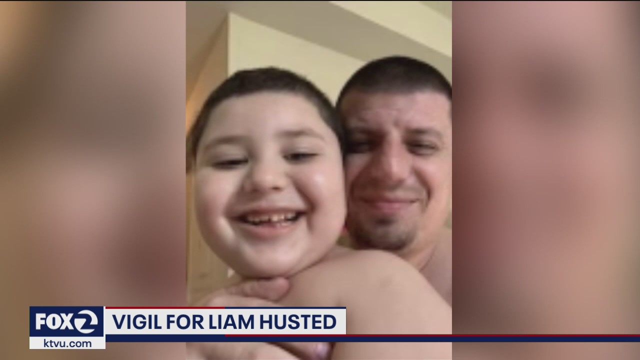 Vigil held in San Jose for Liam Husted