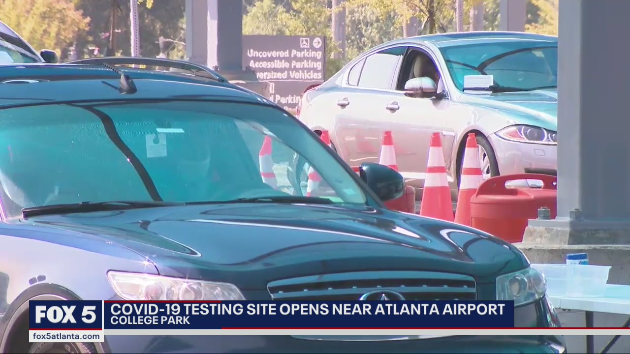 Large COVID-19 testing site opens near Atlanta airport