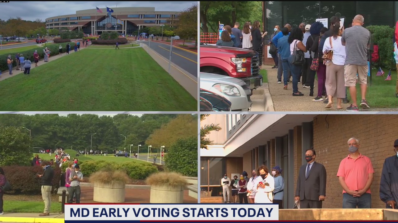 Maryland early voting begins Monday