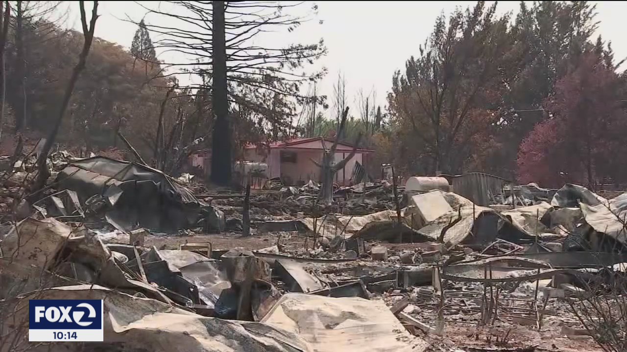 Assessing the damage from Cache Fire in Clearlake