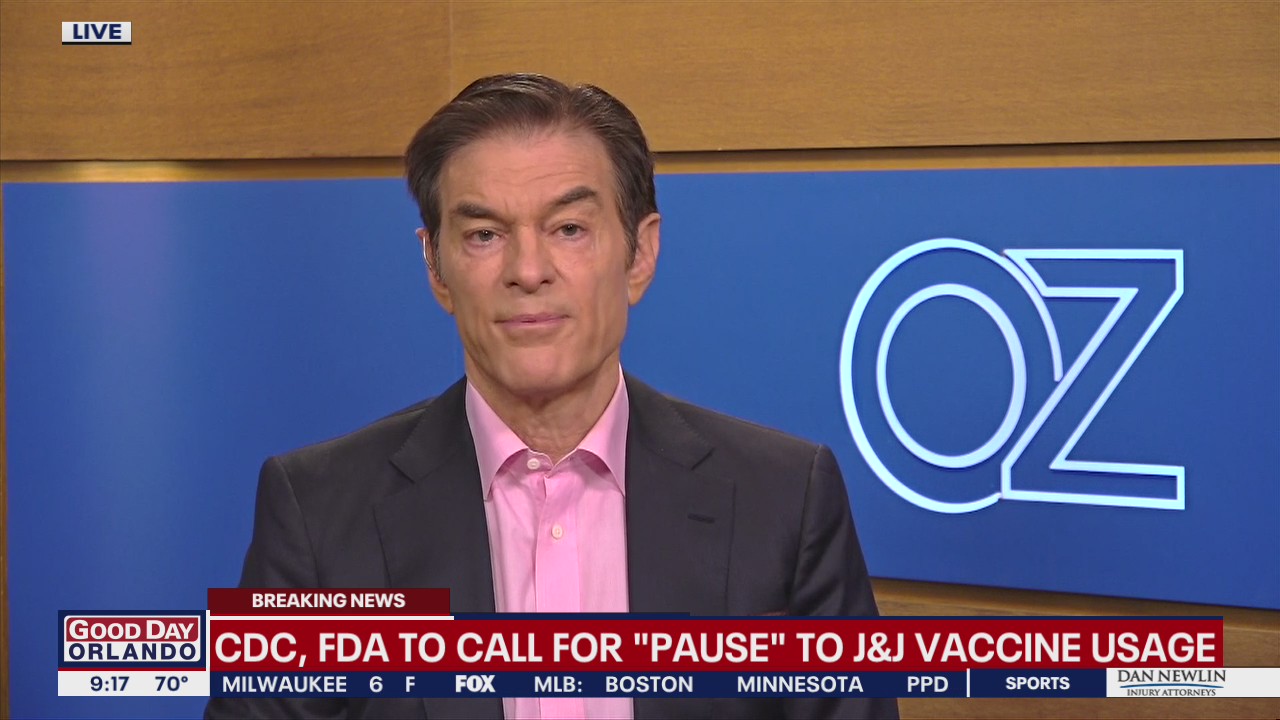 Dr. Oz discusses CDC's recommended 'pause' on Johnson and Johnson vaccine