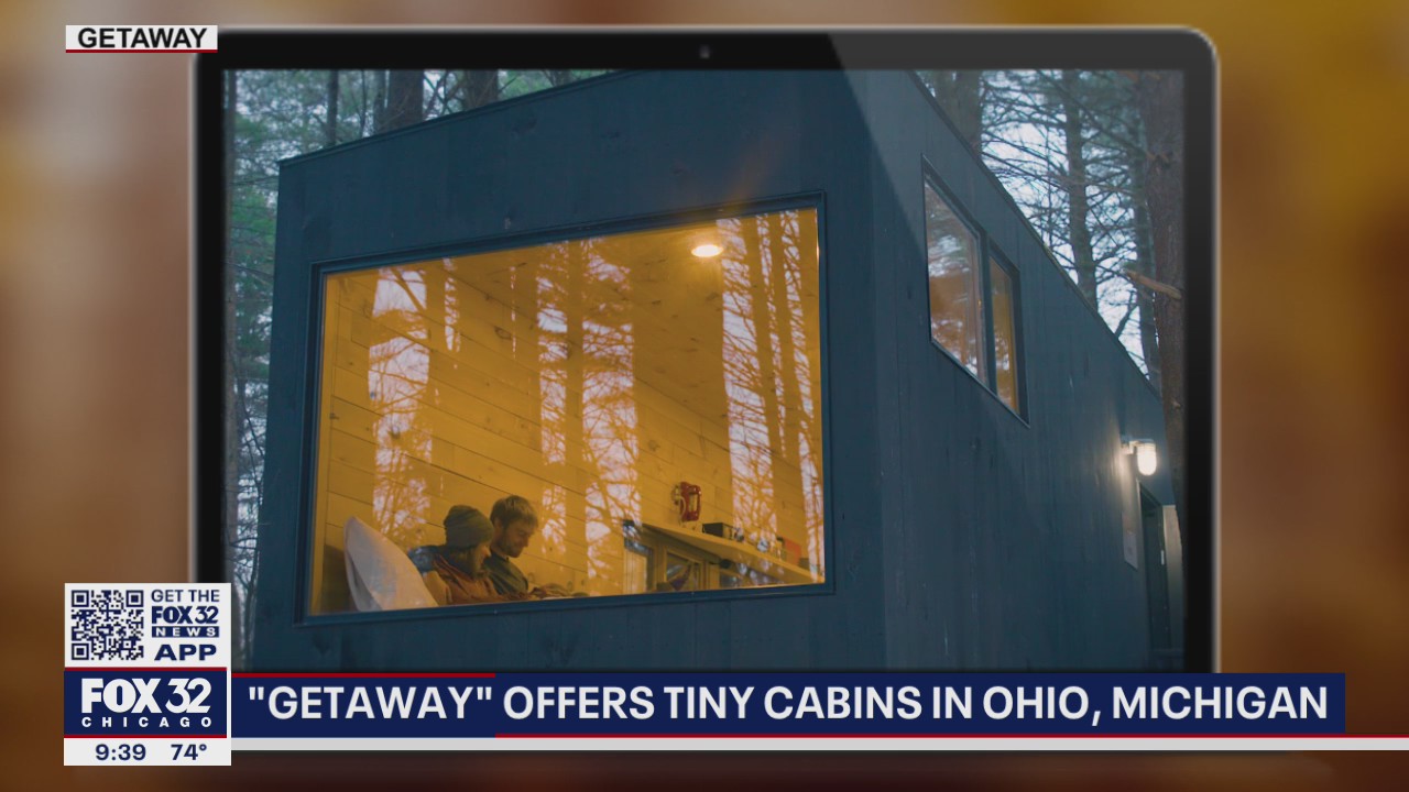 'Getaway' offers tiny cabins in Ohio, Michigan