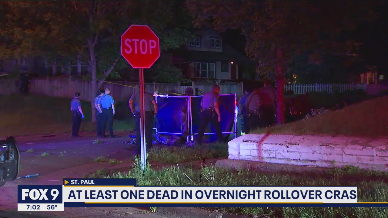 1 dead in rollover crash in St. Paul Tuesday night