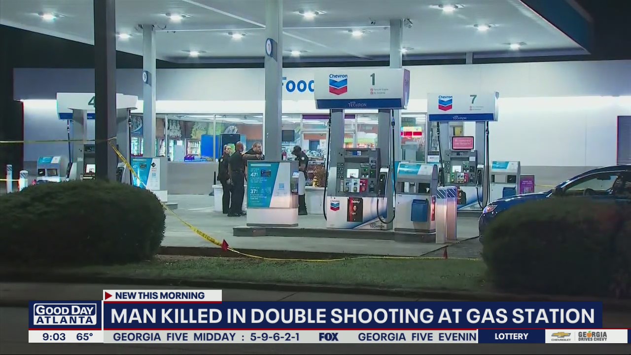 Man killed in double shooting at Atlanta gas station