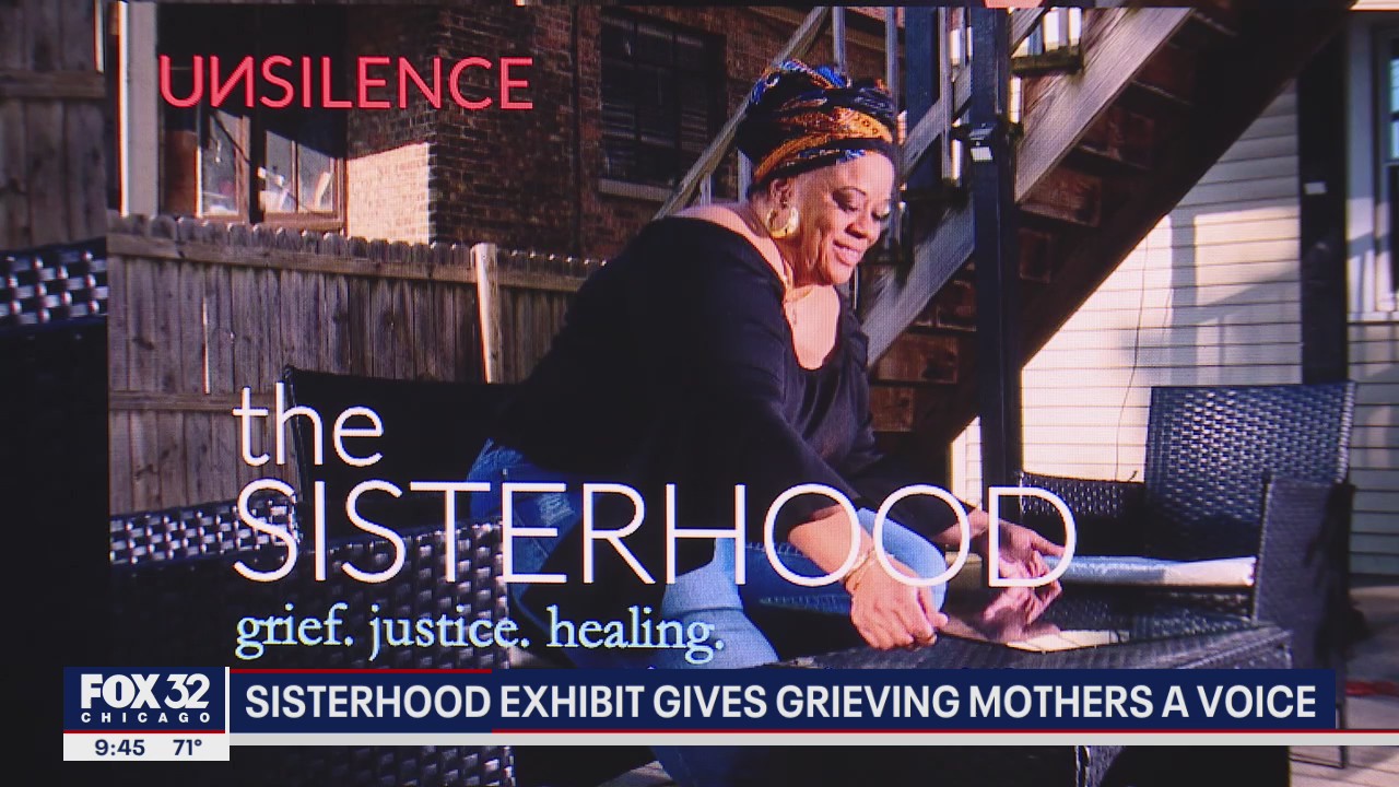 'He wouldn't want me mourning and crying': Sisterhood exhibit gives grieving mothers a voice