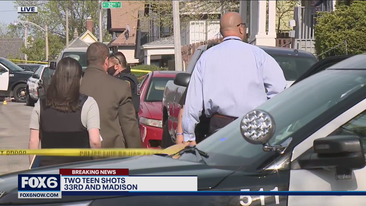 Two teens shot near 33rd and Madison