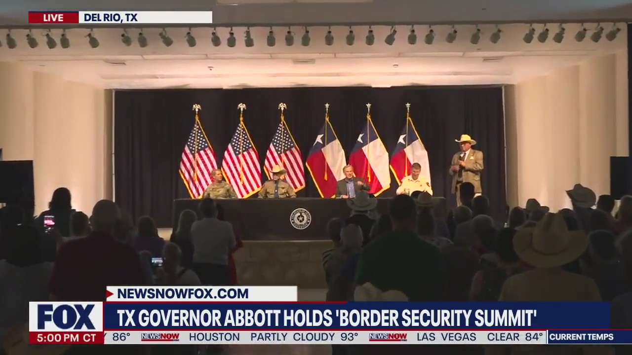 Texas border security summit: Abbott says state will build its own wall
