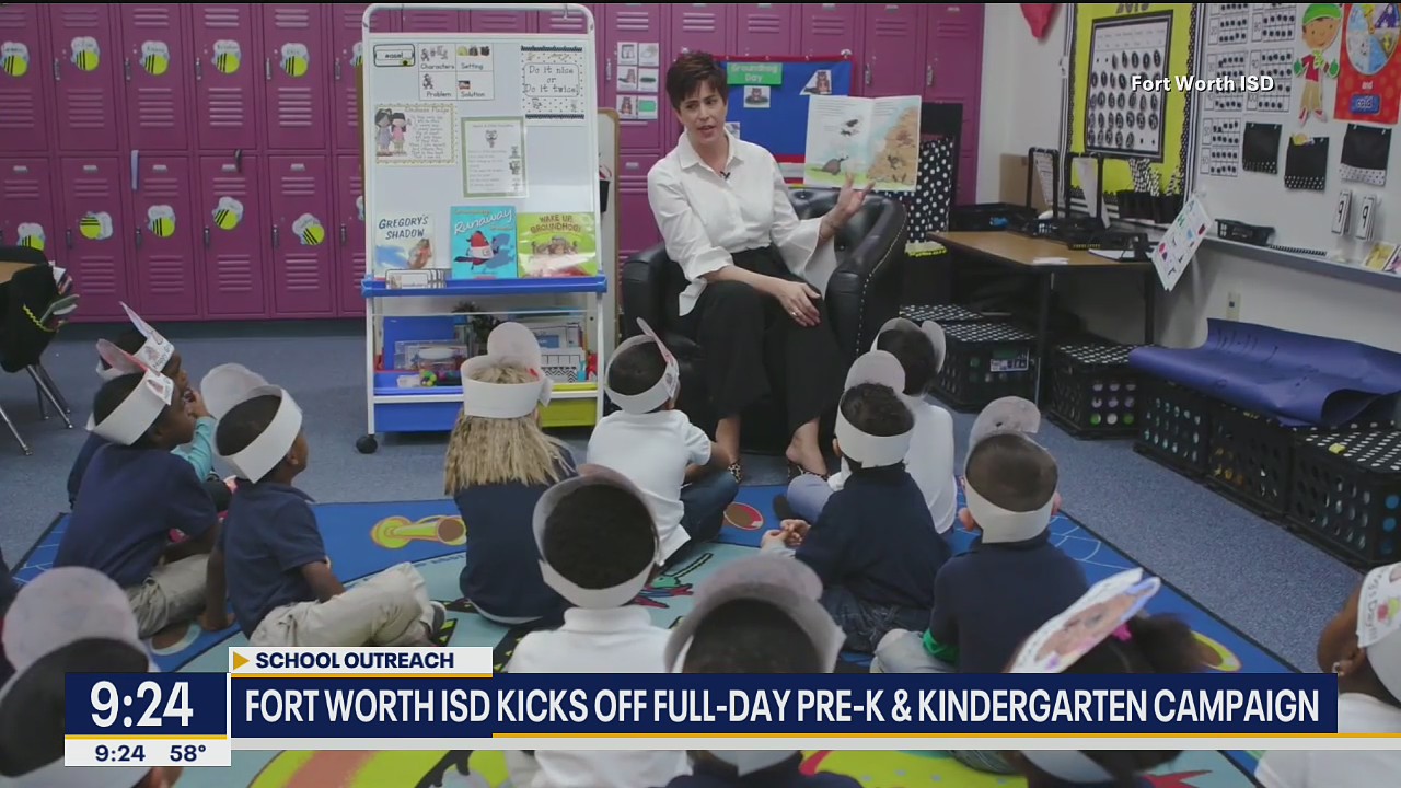 Fort Worth ISD kicks off pre-k and kindergarten campaign