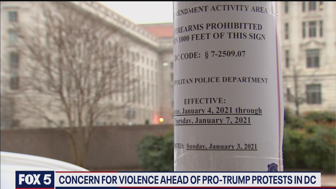 Concern for violence ahead of pro-Trump protests in DC