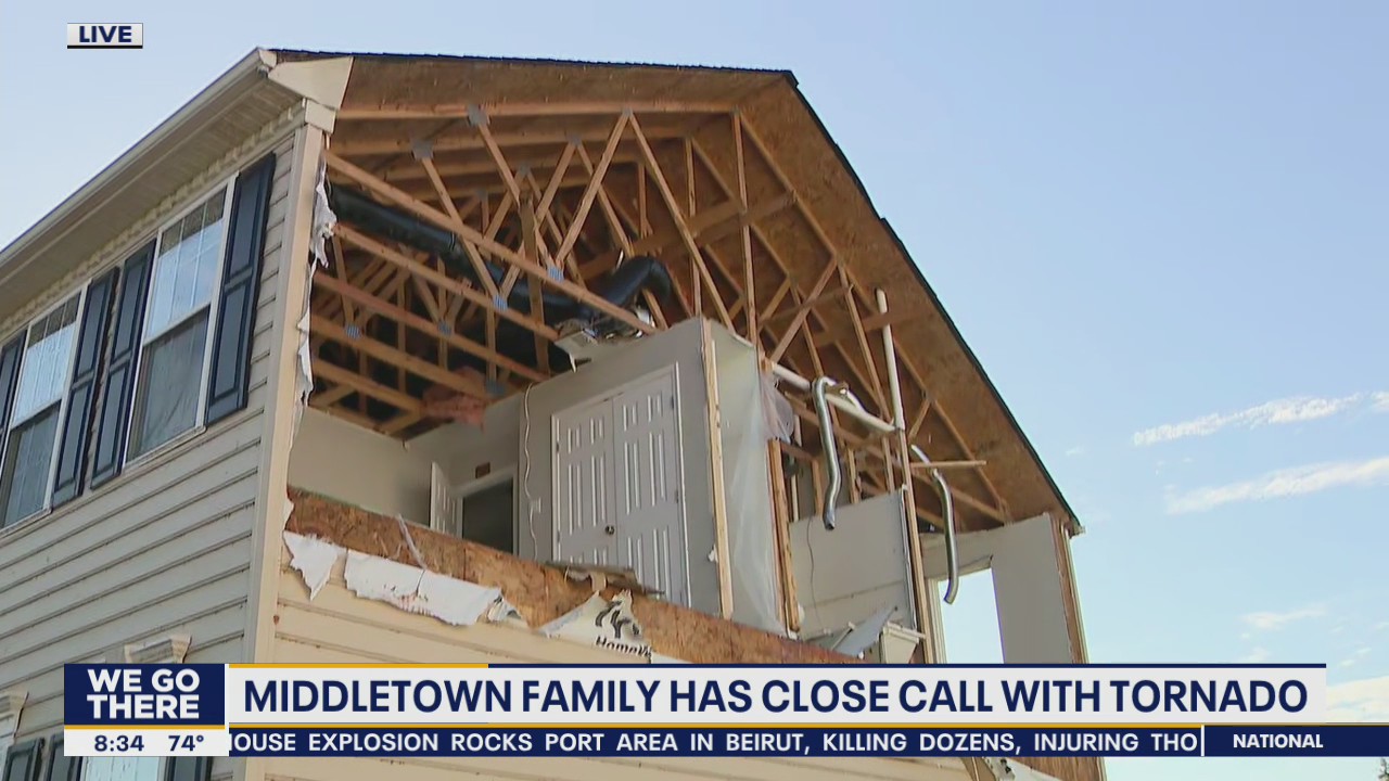 Middletown family has a close encounter with tornado