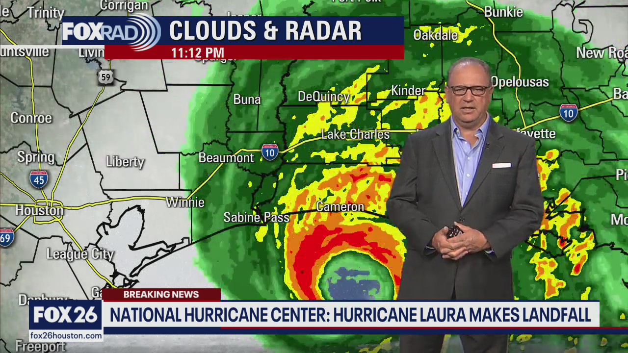Hurricane Laura makes landfall as Category 4 storm