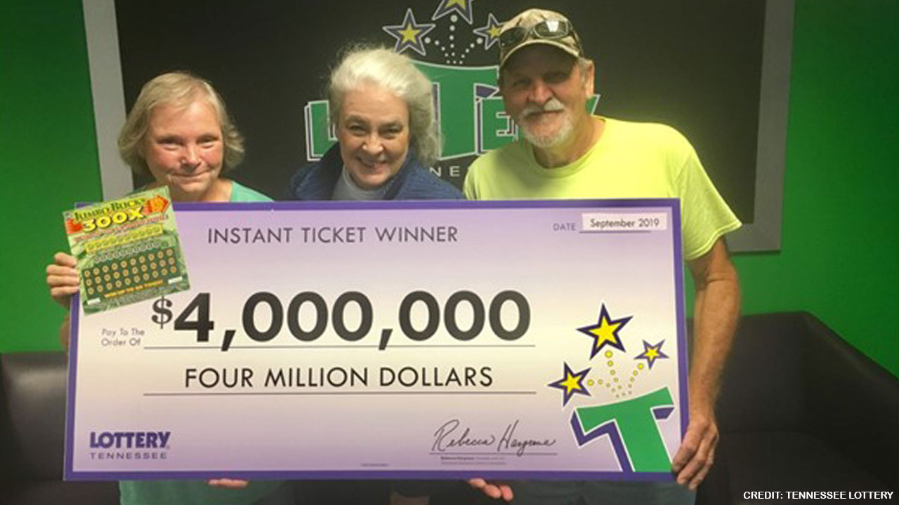 Air Force vet wins $4 million in Tennessee lottery