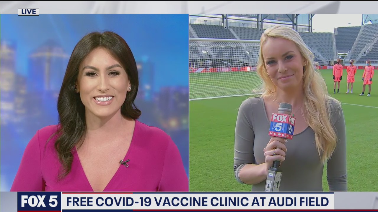 Free COVID-19 vaccine clinic at Audi Field